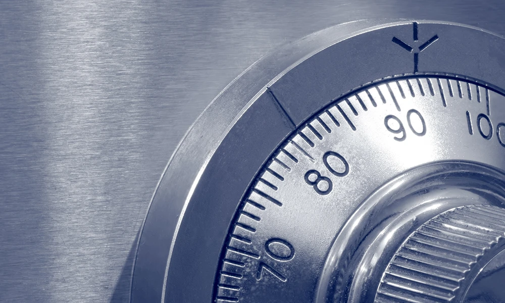 mechanical safe dial