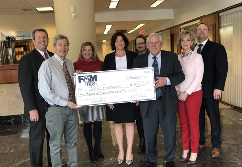 Casd Foundation accepting check